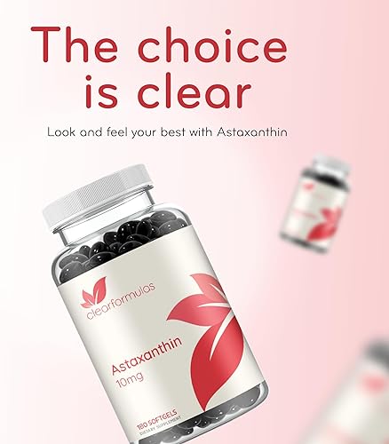 Miniatura 7 de Suplemento de astaxantina a base de algas  Astaxantina de liberación rápida de 10 mg sin OMG súper potente antioxidante y carotenoide para la