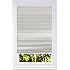 BlindsAvenue Cellular Honeycomb Cordless Shade, 9/16" Single Cell, Blackout, Antique Pewter, Size: 66.5" W x 48" H