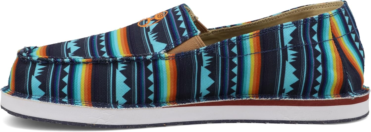 Twisted X Men's Hooey Slip-On, Moc Toe, Blue Geo Landscape, 11 M - Image 2