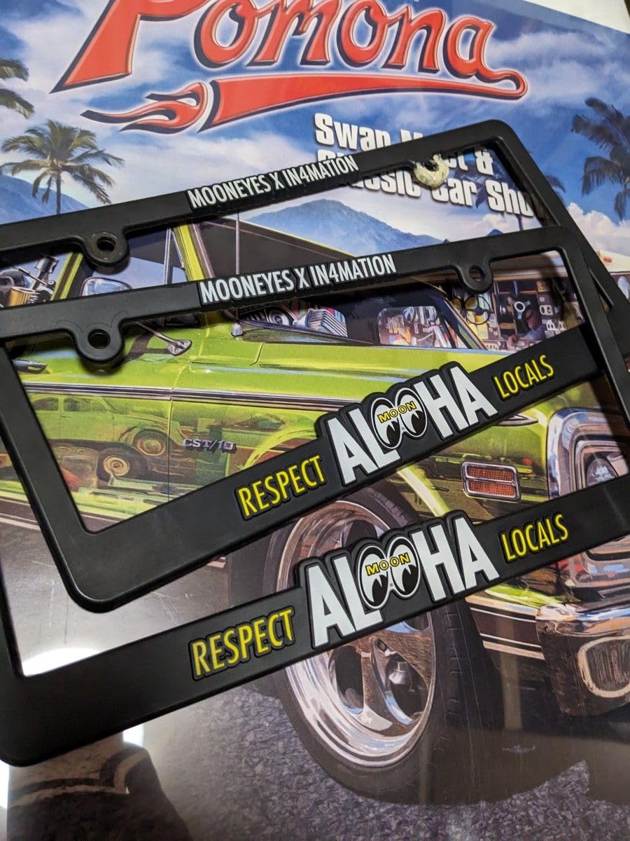 Amazon.co.jp: ムーンアイズ in4mation ライセンスフレーム ナンバー 