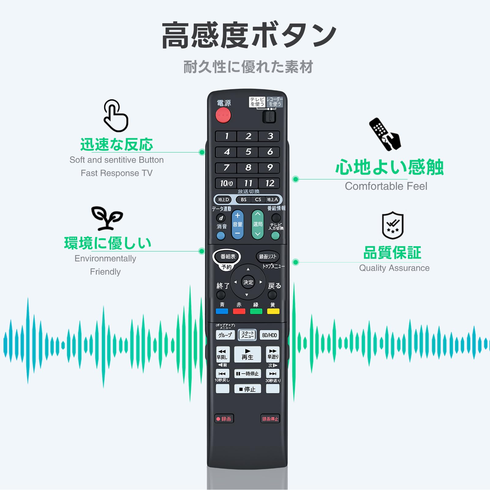 Amazon | ブルーレイレコーダーリモコン GA769PA for SHARP シャープ