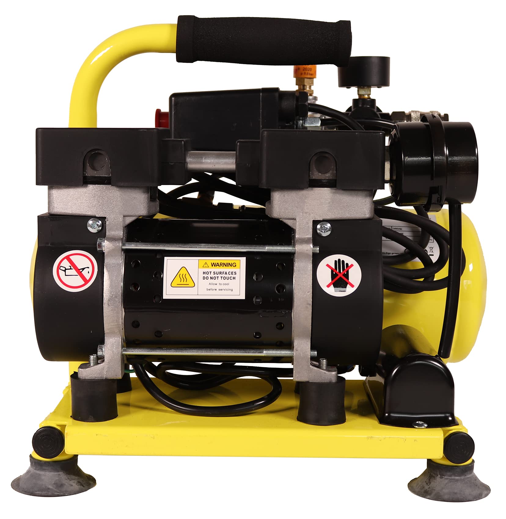 WELDINGER Flüster Kompressor FK 40 compact 275 W Luftabgabe 32 l/min Airbrush ölfrei 5 Jahre Garantie