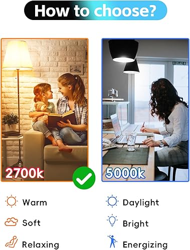 Miniatura 8 de Jensense Edison - Bombillas LED E26 de 6 W, equivalente a 60 W, bombillas LED vintage CRI90+ ST19, bombillas transparentes regulables, 2700 K,