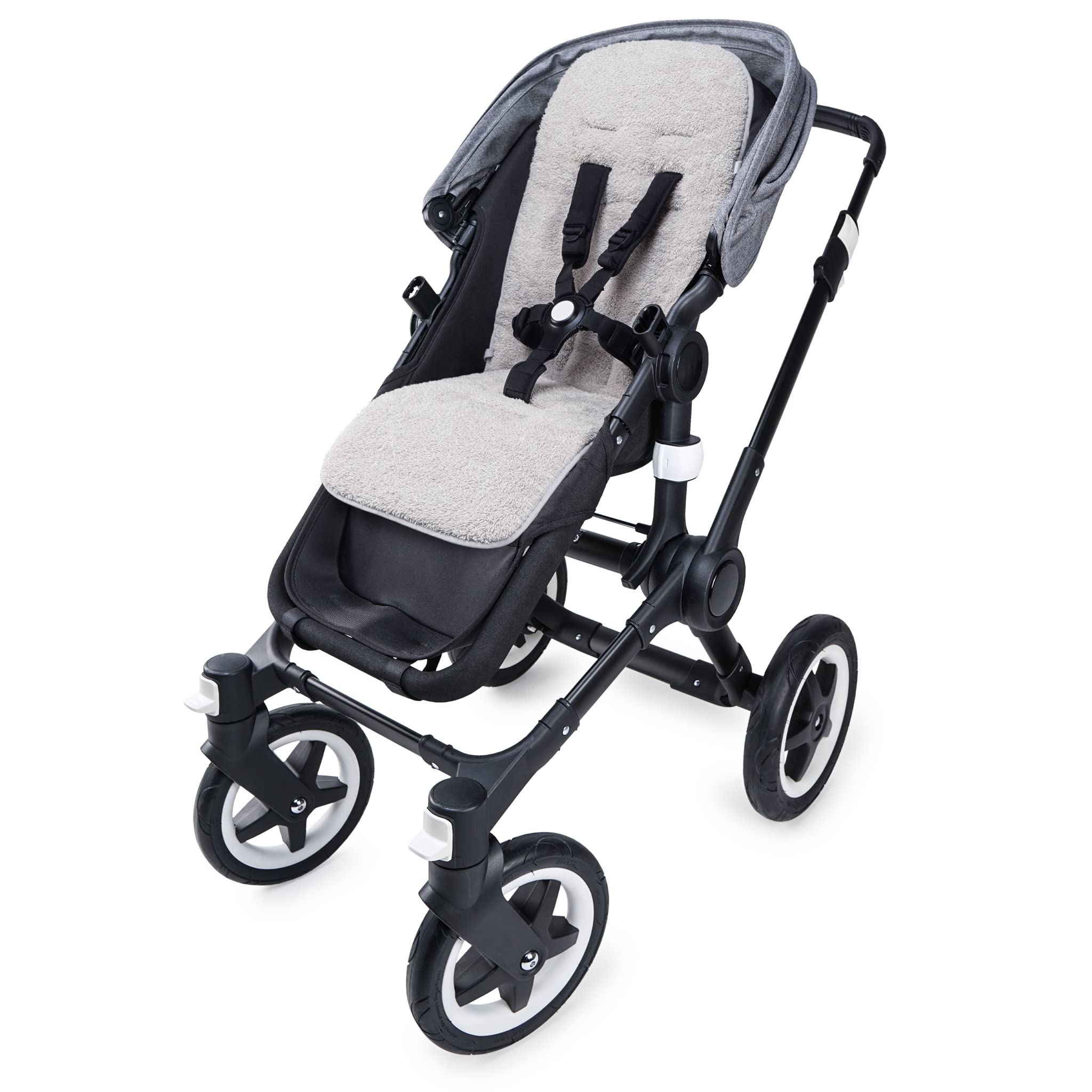 Sitzauflage Sissi für Kinderwagen & Buggy, Universal Atmungsaktive, antiallergische Sommer-Sitzeinlage, Schonbezug, Kühlt und schützt den Sitzbezug vor Flecken