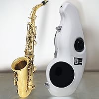Vista 6 de Silenciador y eliminador de ruido para saxofón alto - Silenciador multifuncional con captación electrónica para principiantes, práctica en cualquier