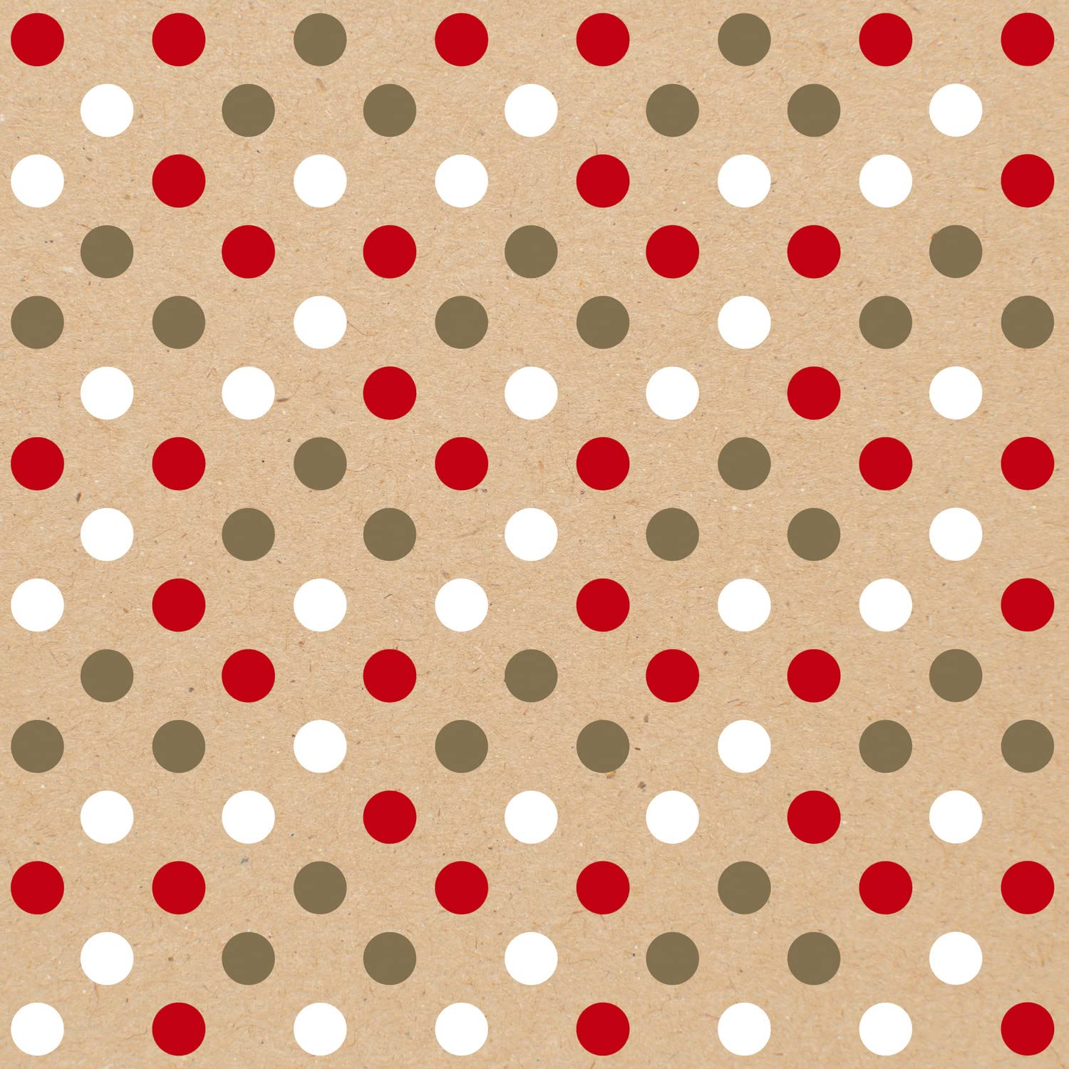 Clairefontaine lunares Kraft papel de regalo 50 m x 70 cm, multicolor