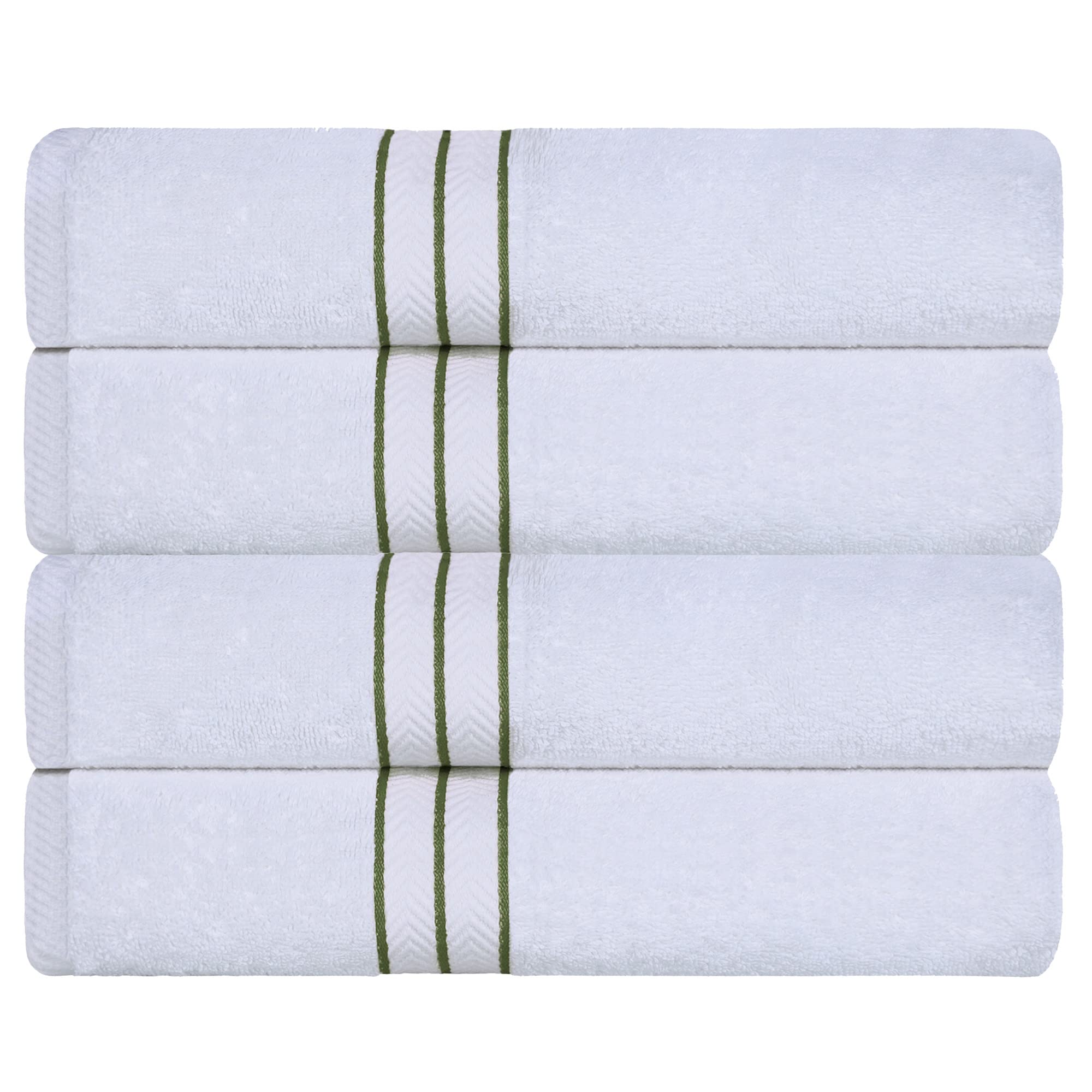 BNM Turkish Cotton Luxury Towels, Ideal For Master Bath, Guest Bathroom, Shower, Spa, Heavyweight, Plush, Highly Absorbent Bath Towels, Bathroom Decor