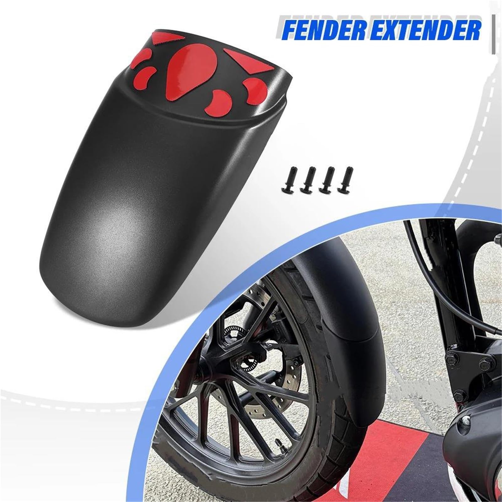 Parafango Anteriore Extender Per GB350S 2025-Moto ABS Paraspruzzi Hugger Estensione Splash Guard Parti