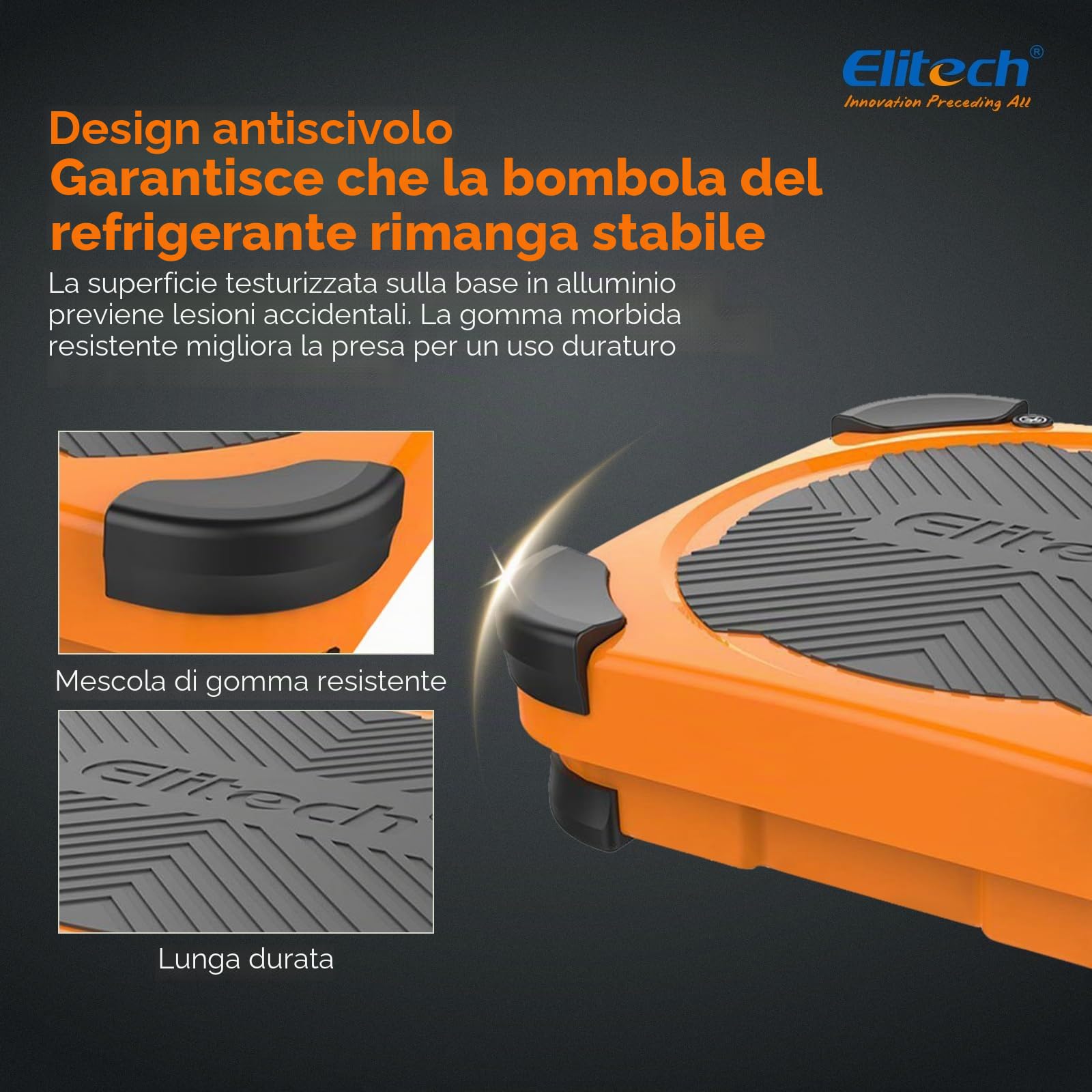 Elitech LMC-310 Bilancia Elettronica del Refrigerante, 100KG Senza Fili per il Rifornimento di Carburante Refrigerante Elettronico per HVAC e Auto AC con Custodia Portatile