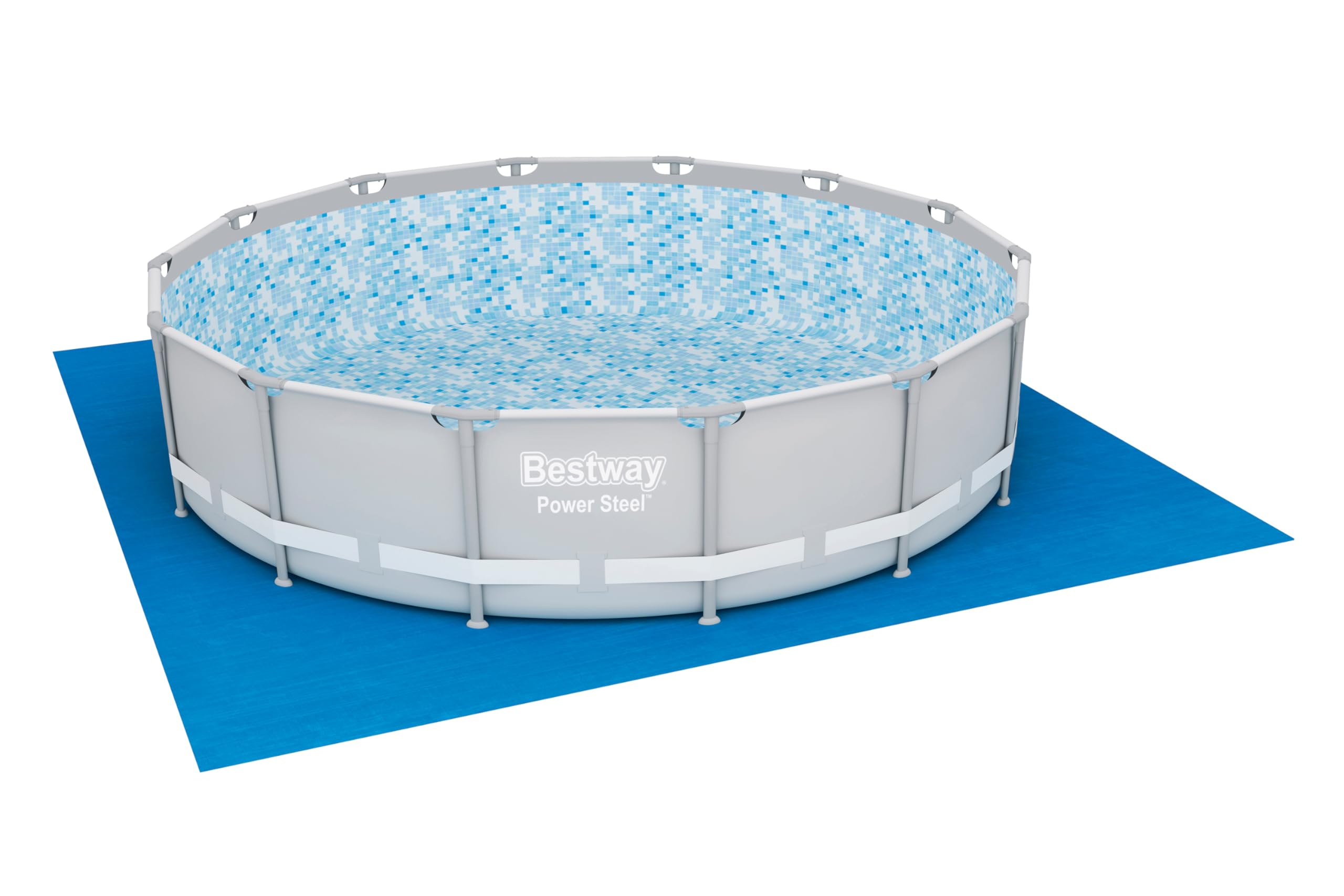Bestway | Tkanina ochronna do basenów naziemnych i spa z hydromasażem, 4,57 m, niebieska
