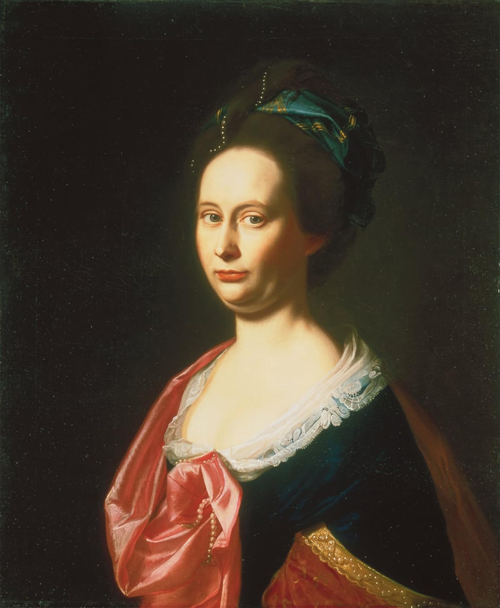 POSTERIIk Famous Animal Posters Vintage Picture Portrait of Mrs Jabez Bowen by Singleton Copley Modern Wall Decor for Home Decor 60x90cm