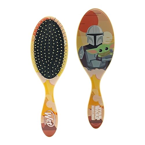 Miniatura 8 de Wet Brush - Cepillo desenredante para el cabello, diseño Grogu (The Mandalorian), cerdas suaves y flexibles, sin enredos, para cabello rizado, liso,
