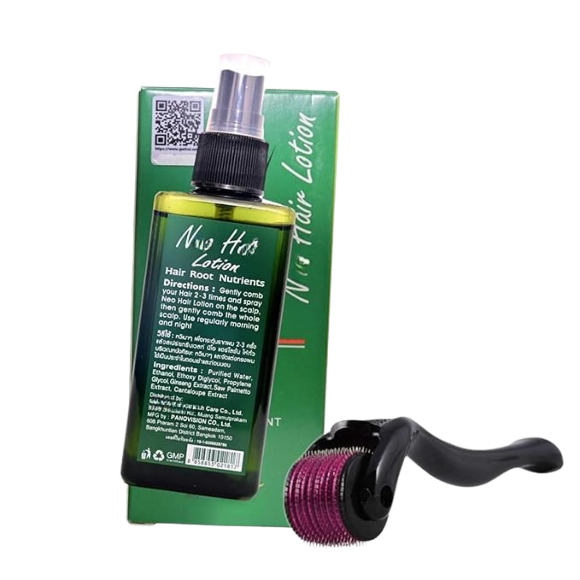 Original Nio Lotion From Thailand 120ml with 1.5mm roller | Suitable for both men and women-image-15