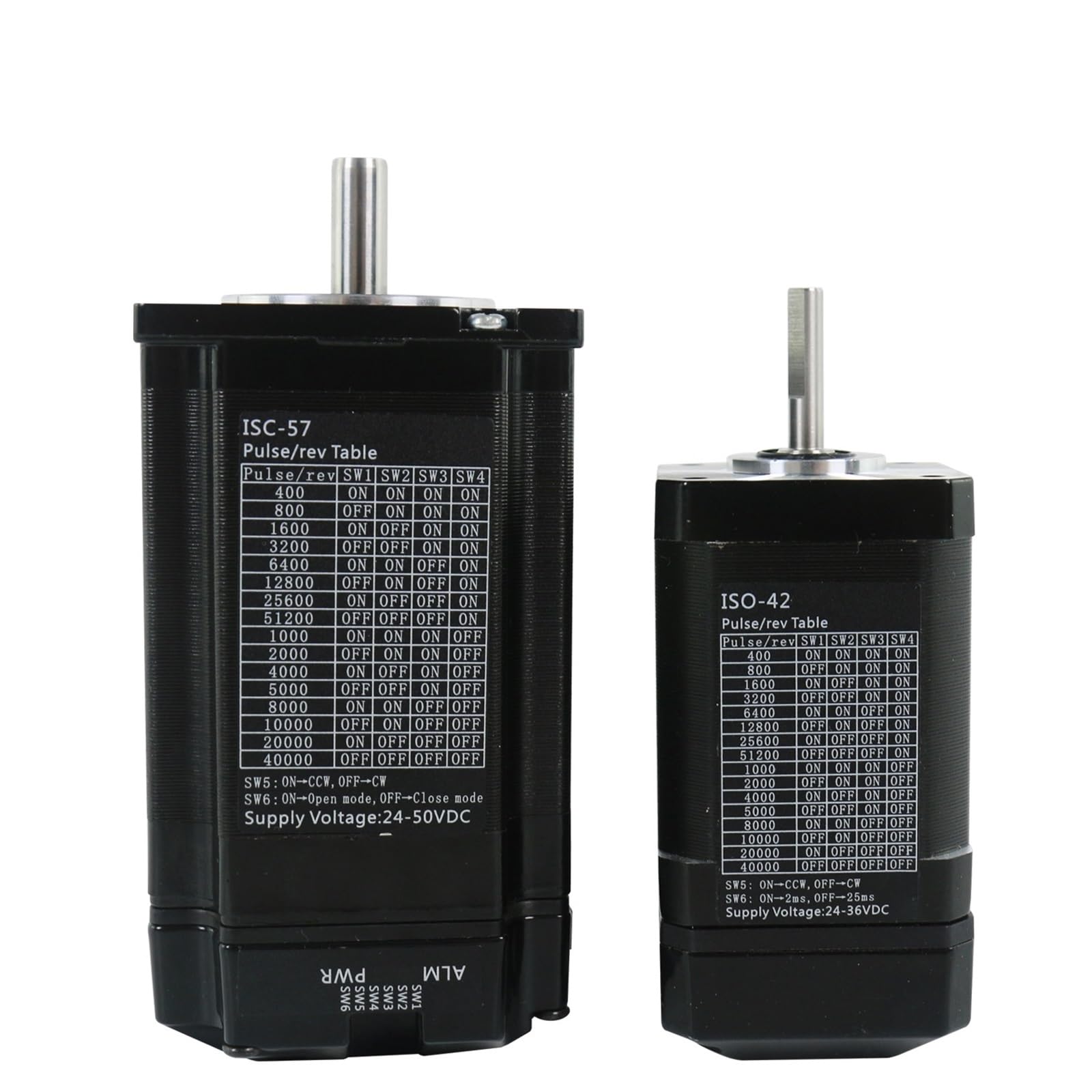 1 x elektroniczny rozrusznik krokowy, zintegrowany 36 V 3/4 A, 2 fazy, sterownik silników z otwartą pętlą Nema23 do maszyny (Nema23, 2 Nm, 8 mm, sterowanie IO)