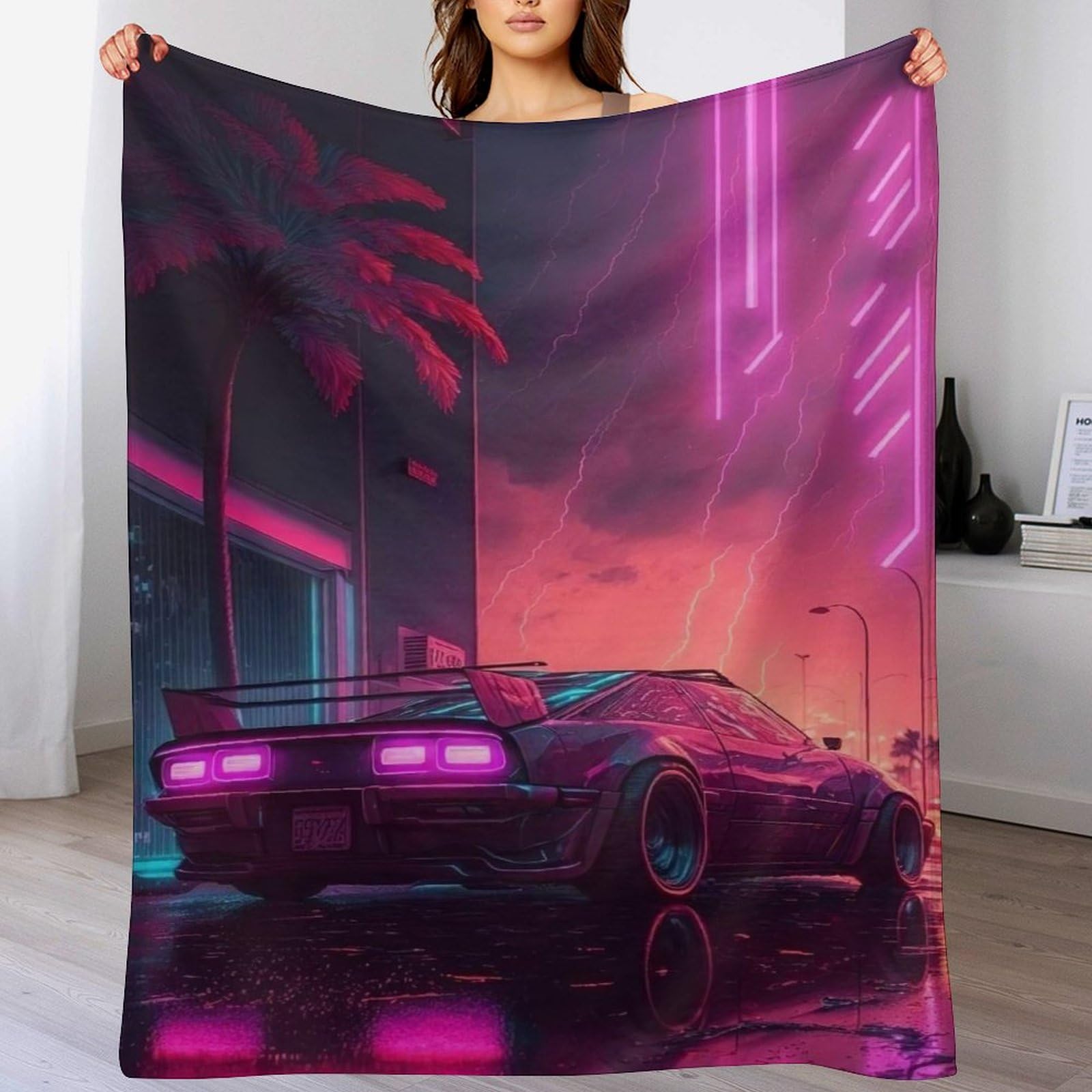 Linge de lit couverture légère en polaire de flannel sport 3D