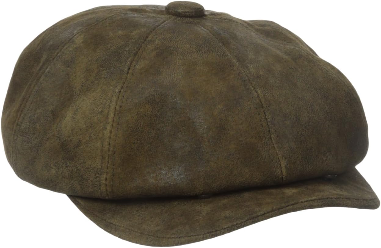 Stetson Men's Weathered Leather 8/4 Cap