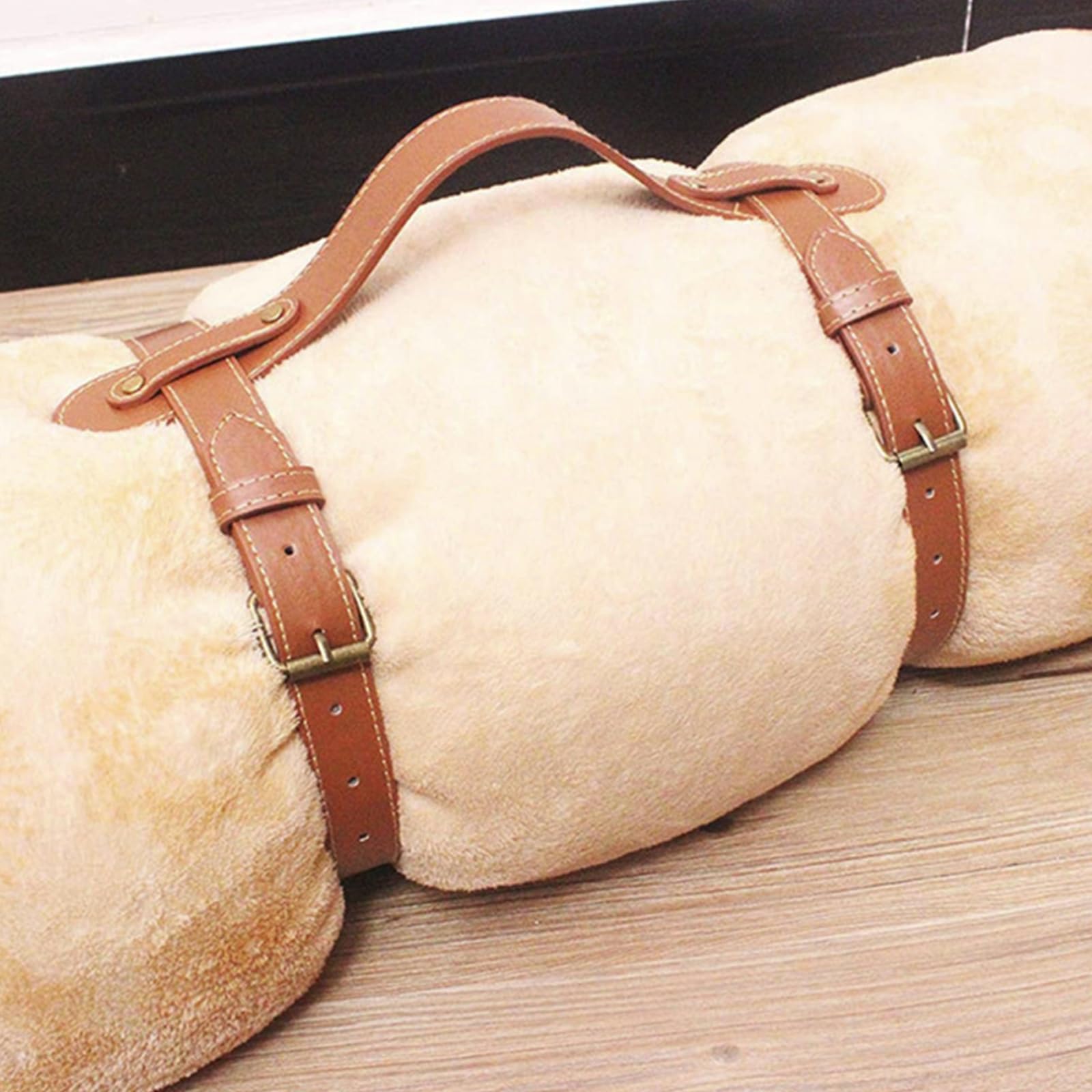 Cinghia Trasporto Coperta Regolabile - Per Campeggio, Moto E Escursionismo - Foto 5