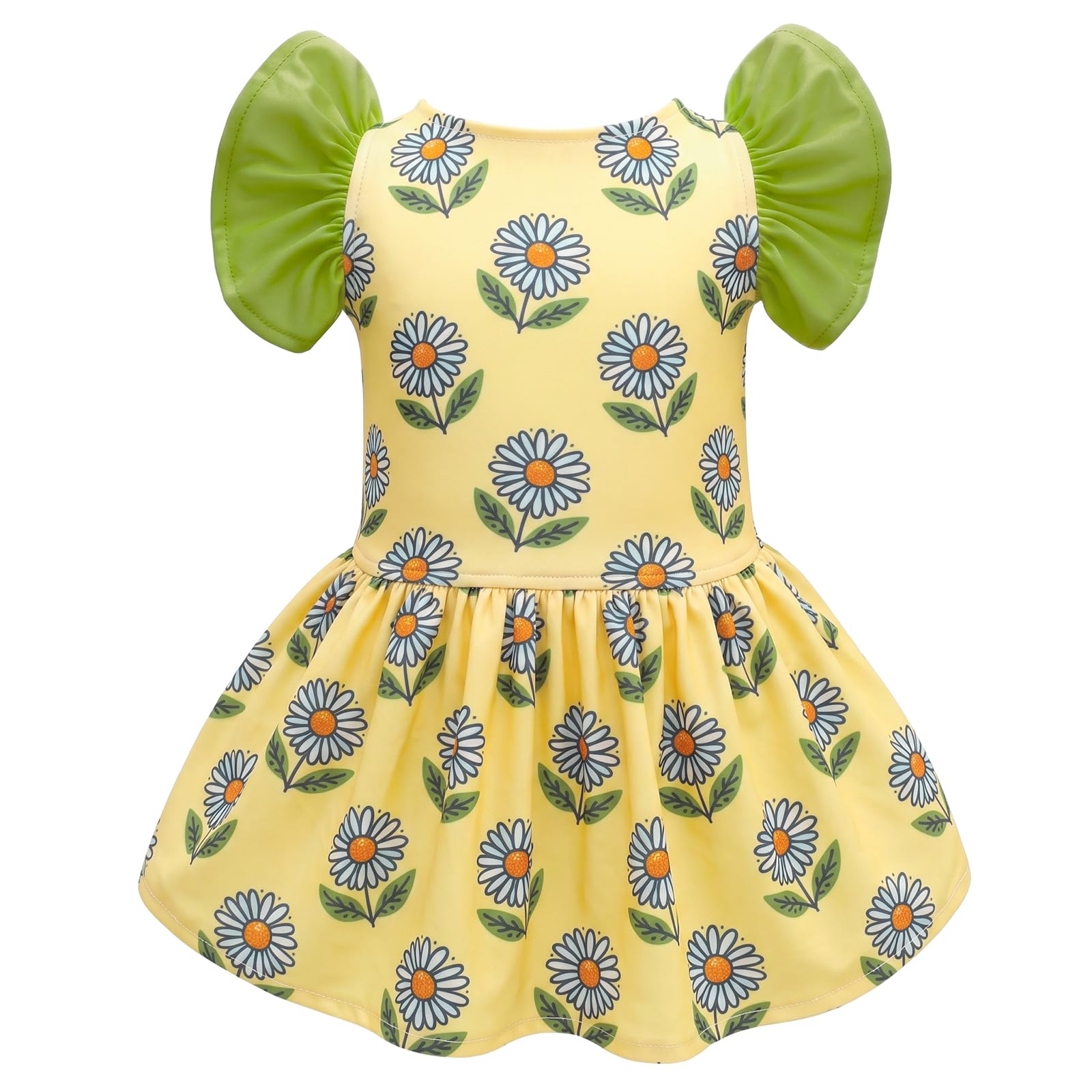 CuteBone Frilly Dog Dress Princess Puppy Birthday Dresses with Ruffled Sleeves Cat Clothes Outfit for Small Dogs Girl Pet Apparel