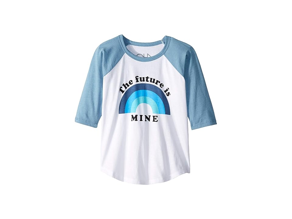 

Chaser Kids Super Soft Vintage Jersey 3/4 Sleeve Raglan Baseball Tee (Toddler/Little Kids) (White/Wave) Boy's Clothing