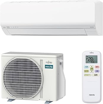 ノリ Amazon | ノクリア nocria エアコン 2025年 Lシリーズ AS-L255S-W［主