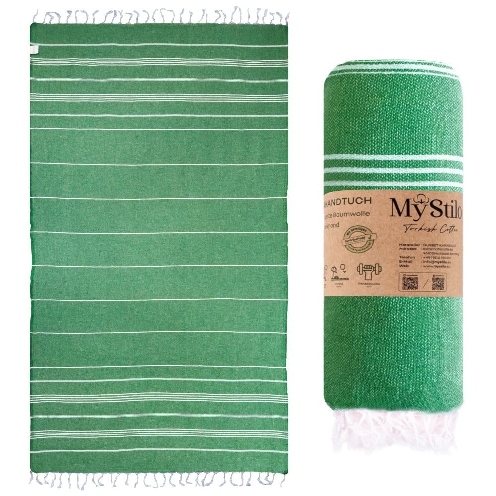 Ręcznik do sauny XXL Hamamtuch – duży, miękki ręcznik kąpielowy 100x200cm, szybkoschnący – ręcznik plażowy premium, Beach Towel, ręcznik dla mężczyzn, kobiet, do jogi i fitnessu (Benetton)
