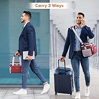 Vista 39 de Lifewit Bolsa de Almuerzo Mediana Aislada Caja de Almuerzo Hielera Suave Bolsa Refrigerante para Adultos Hombres Mujeres, Gris 12 Latas (9L)