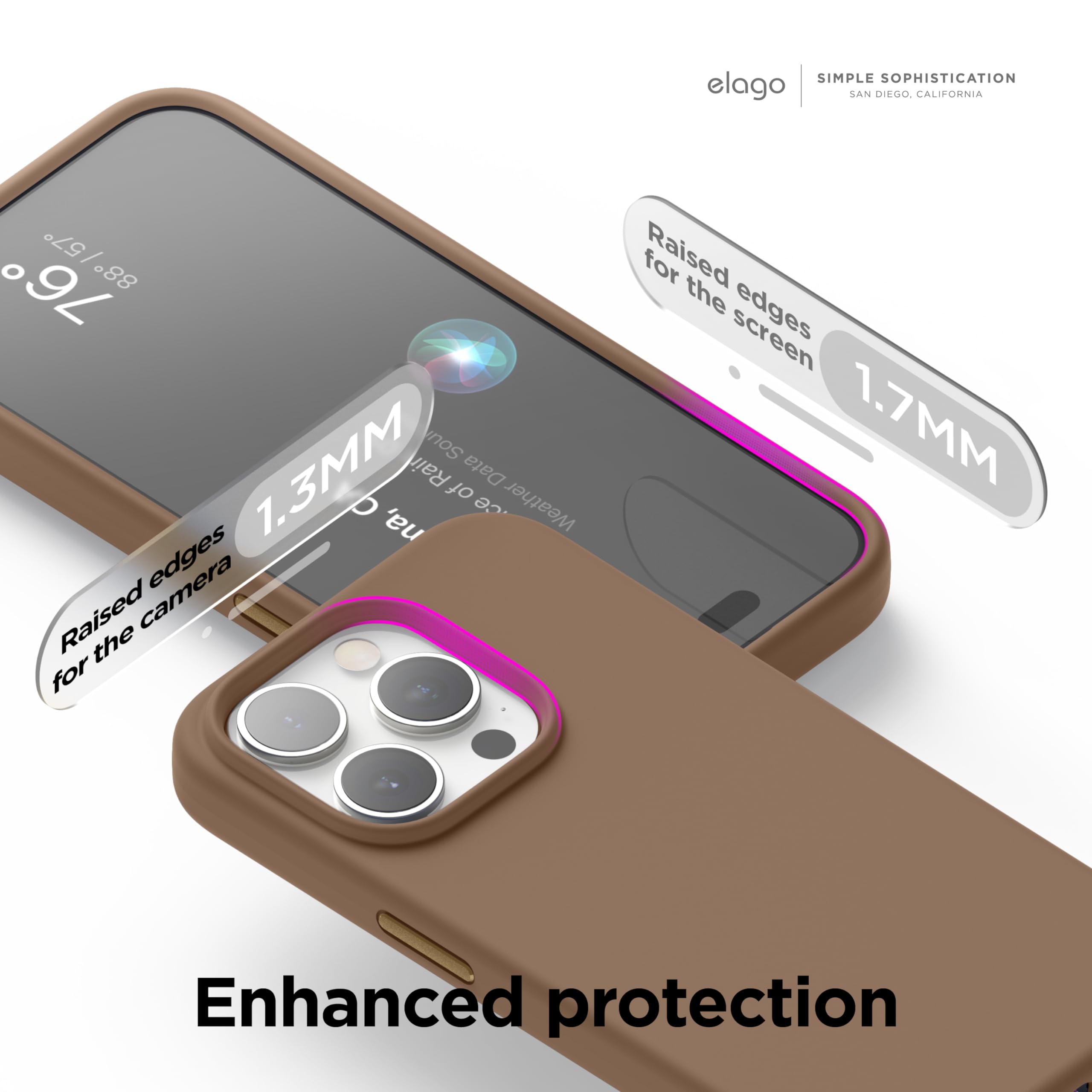 Amazon.com: elago Premium Magnetic Silicone Case for iPhone 15 Pro