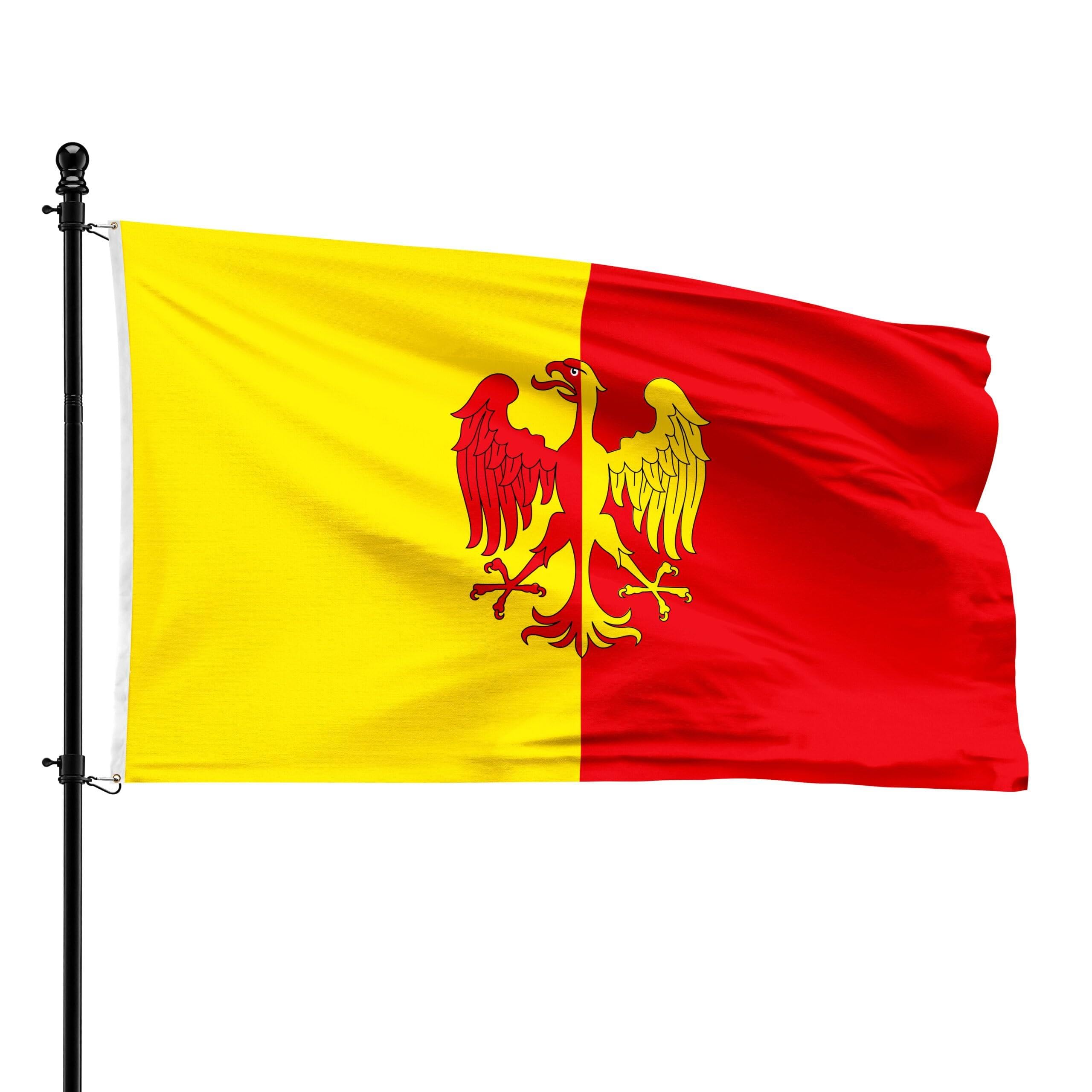 Bandera Tubeko municipal de Tubeke 90 x 150 cm con acabado premium