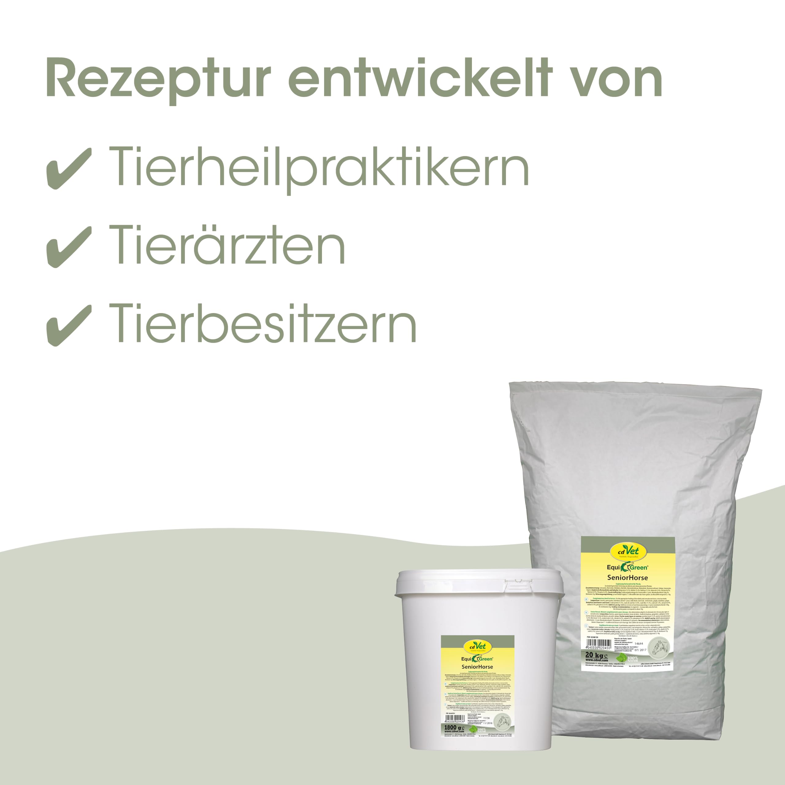 EquiGreen SeniorHorse 20kg - Nutritional Supplement for Senior Horses with Vital Vitamins and Herbal Support