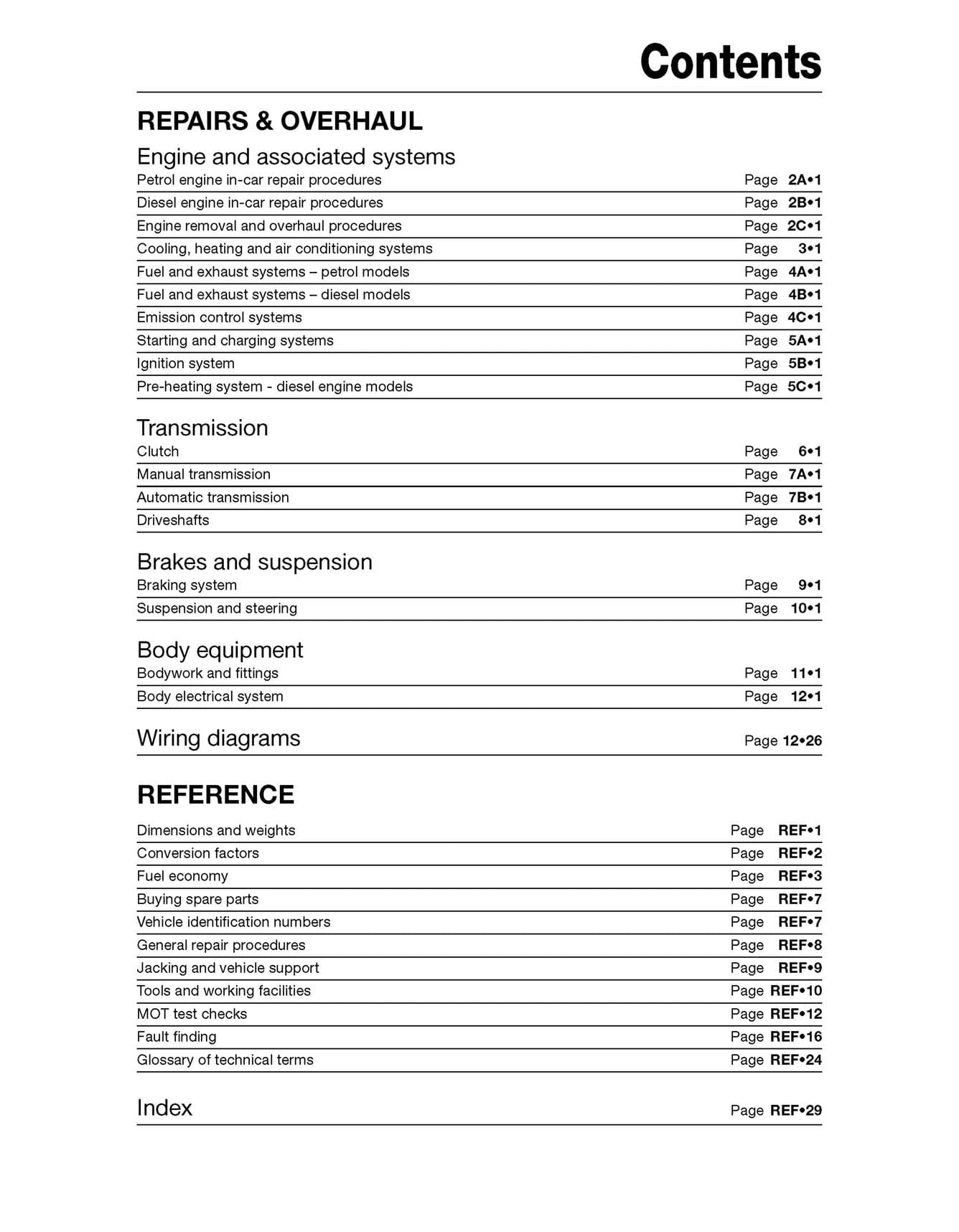 Volvo V70 / S80 Petrol & Diesel (98 - 07) Haynes Repair Manual
