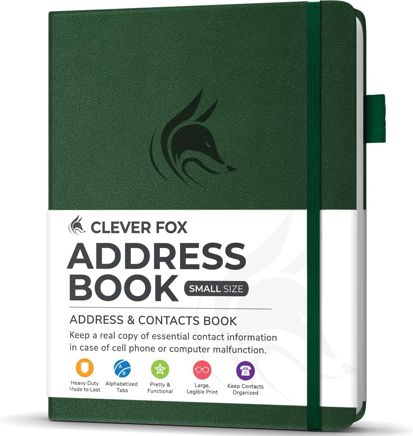 Moleskine Address Book, Alphabetical Tabs for the Office Hard Cover