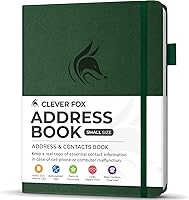 Vista 21 de Clever Fox - Libreta de direcciones con pestañas alfabéticas - Libro de teléfono y direcciones de cuero PU para mantener los contactos seguros