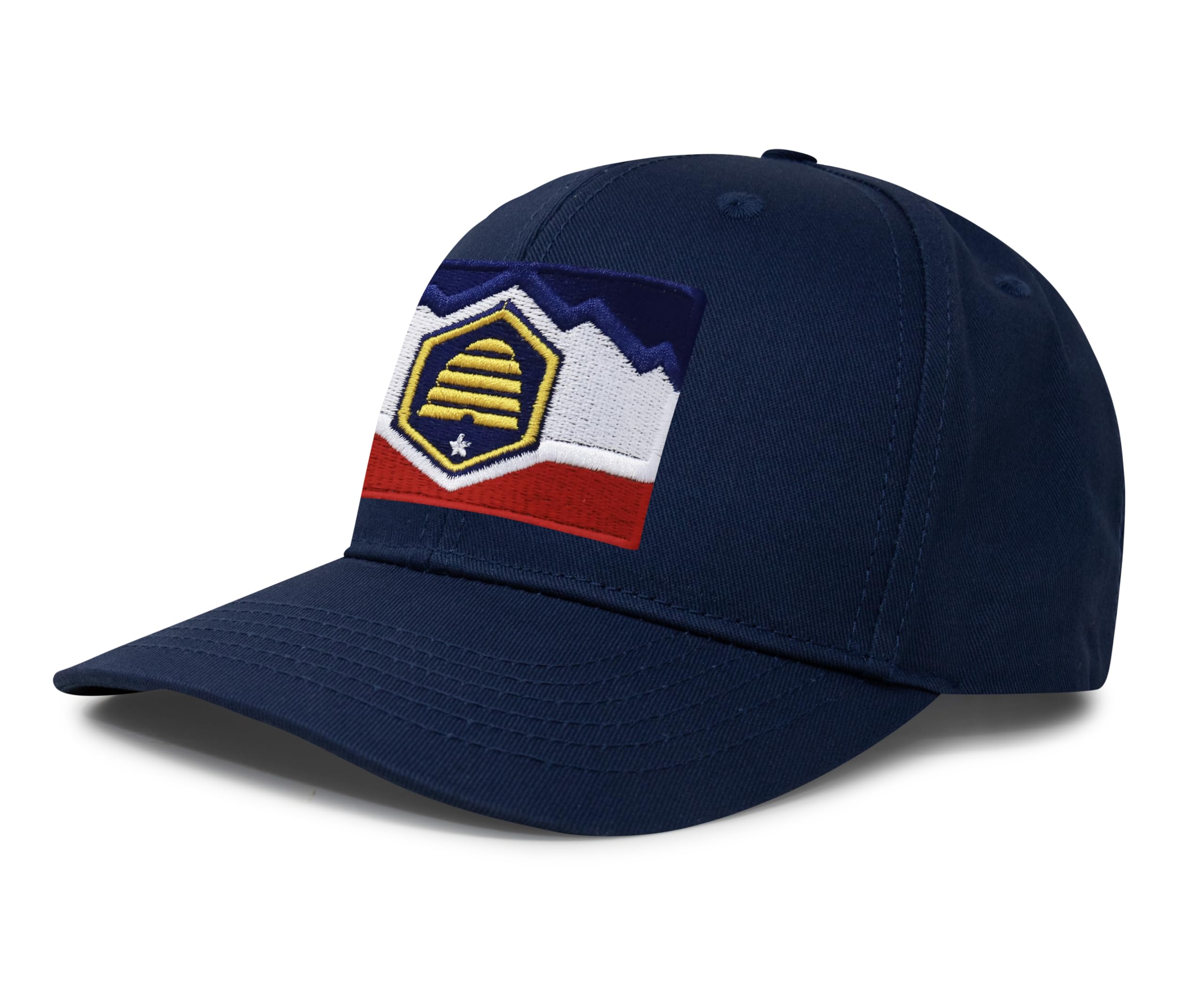 International Tie State Hat for Men and Women, Adjustable Snapback Trucker Baseball Cap with Embroidered Patch