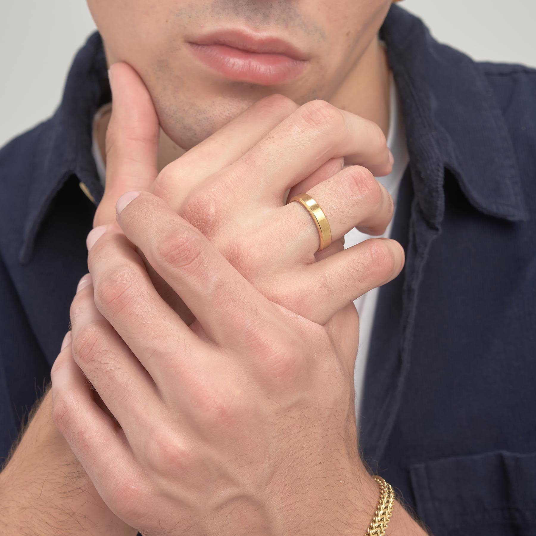 Brosway Anello Uomo in Acciaio | Collezione Ink - BIK35