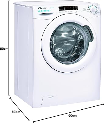 Candy CS1482DW4 Smart Washing Machine 8KG 1400rpm, White, NFC [Energy Class B]