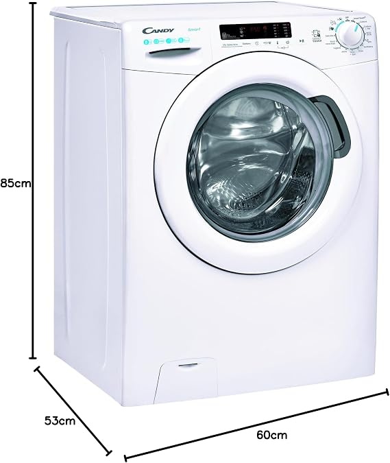 Candy CS1482DW4 Smart Washing Machine 8KG 1400rpm, White, NFC [Energy Class B]