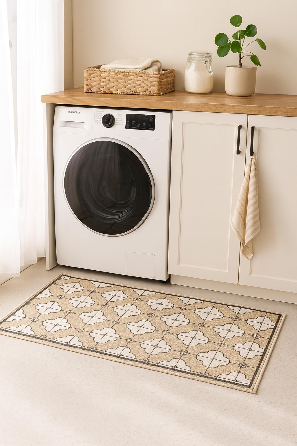 HomeCloud Rubber Kitchen Mats - Non-Slip & Absorbent -4