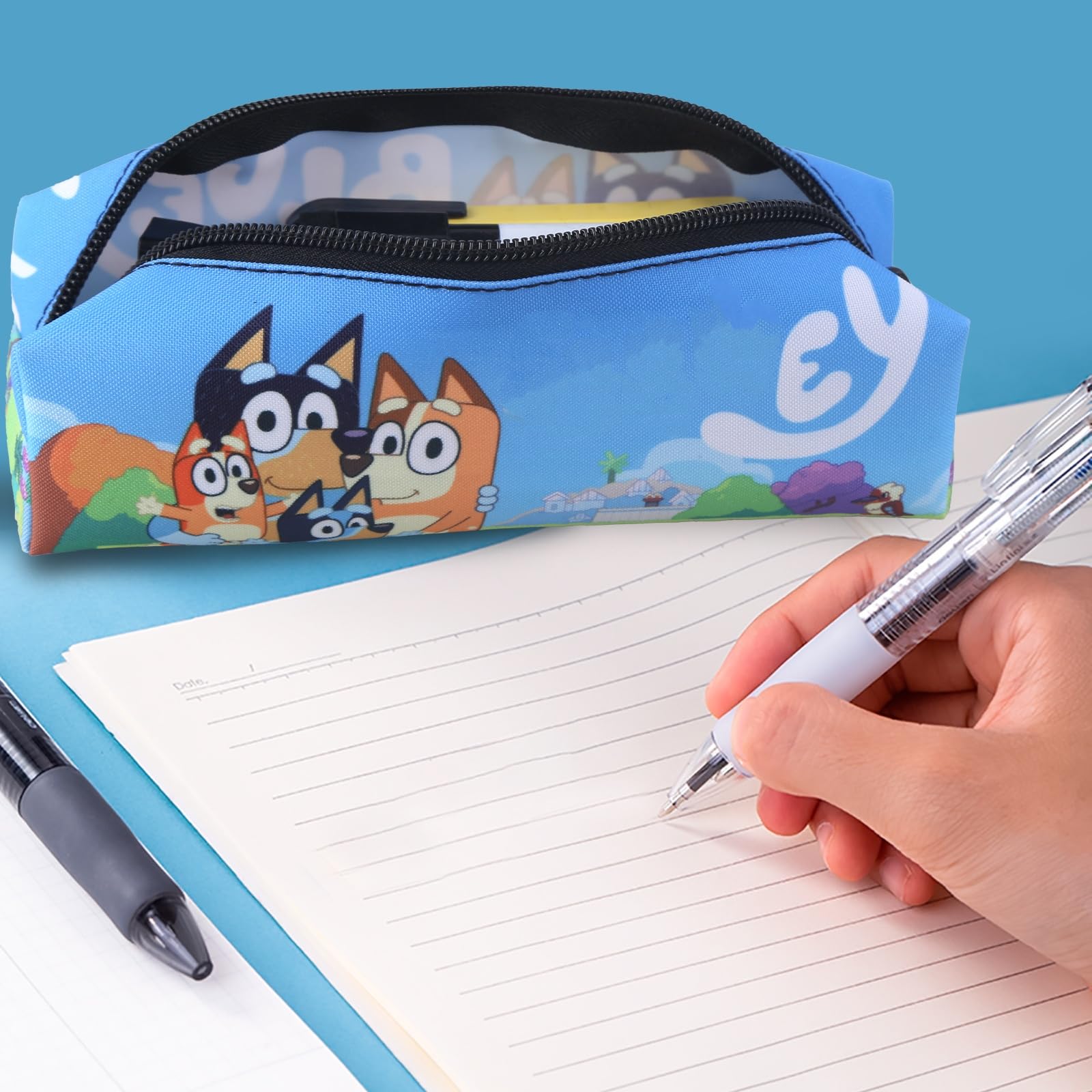 yumcute Pencil Case Large Capacity Pen Bag with Zipper Pencil Case School Supplies with Stationery School Supplies for Kids Teenage Gifts for Boys Girls - Image 4