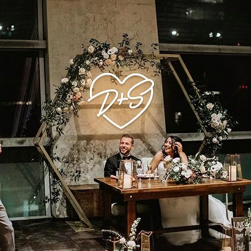 Vista 10 de Letrero de neón personalizado para decoración de pared, letrero de neón con nombre Fmaily personalizable para bodas, eventos de fiesta familiar