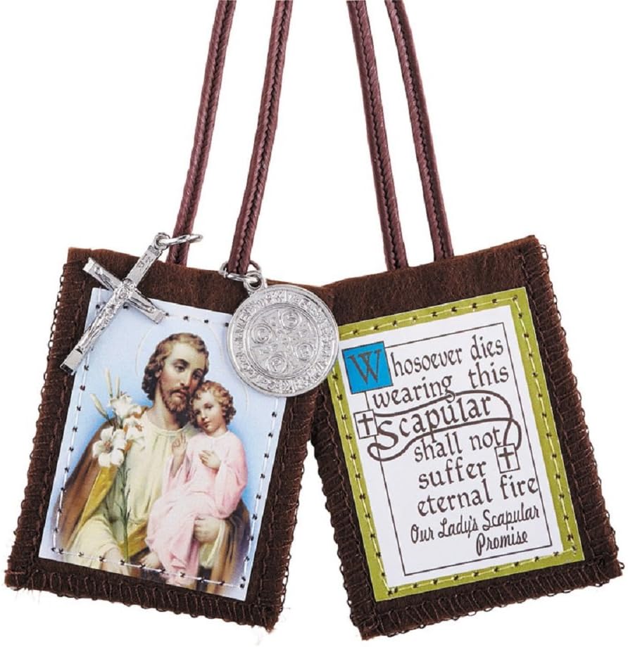 Autom St. Joseph Scapular with Medals