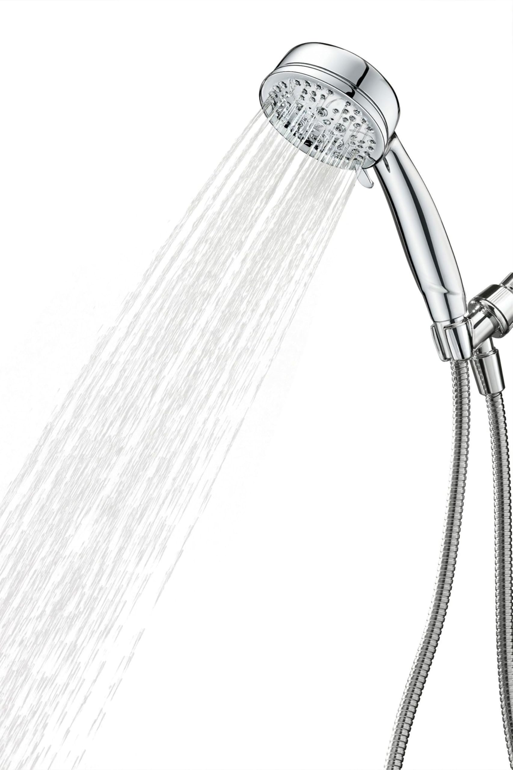Moen 26015 Caldwell ręczny zestaw głowicy prysznicowej wielofunkcyjny 2,5 GPM spray z wężem, chrom
