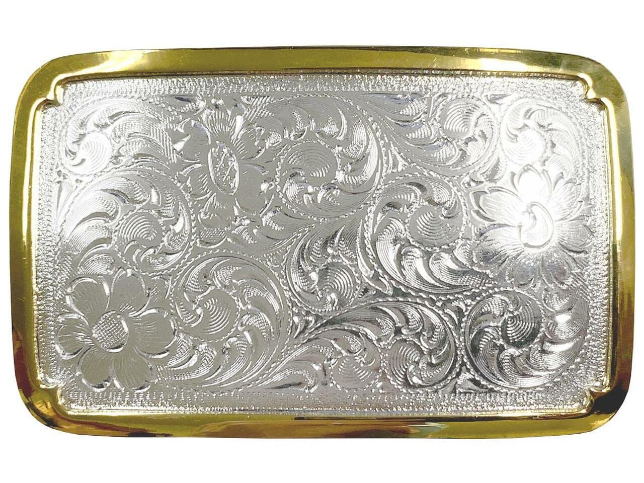 Western Floral Dogs Birds Star Replacement Belt Buckle Fits 1-1/2"(38mm) Belt Strap-Multi-Style Options