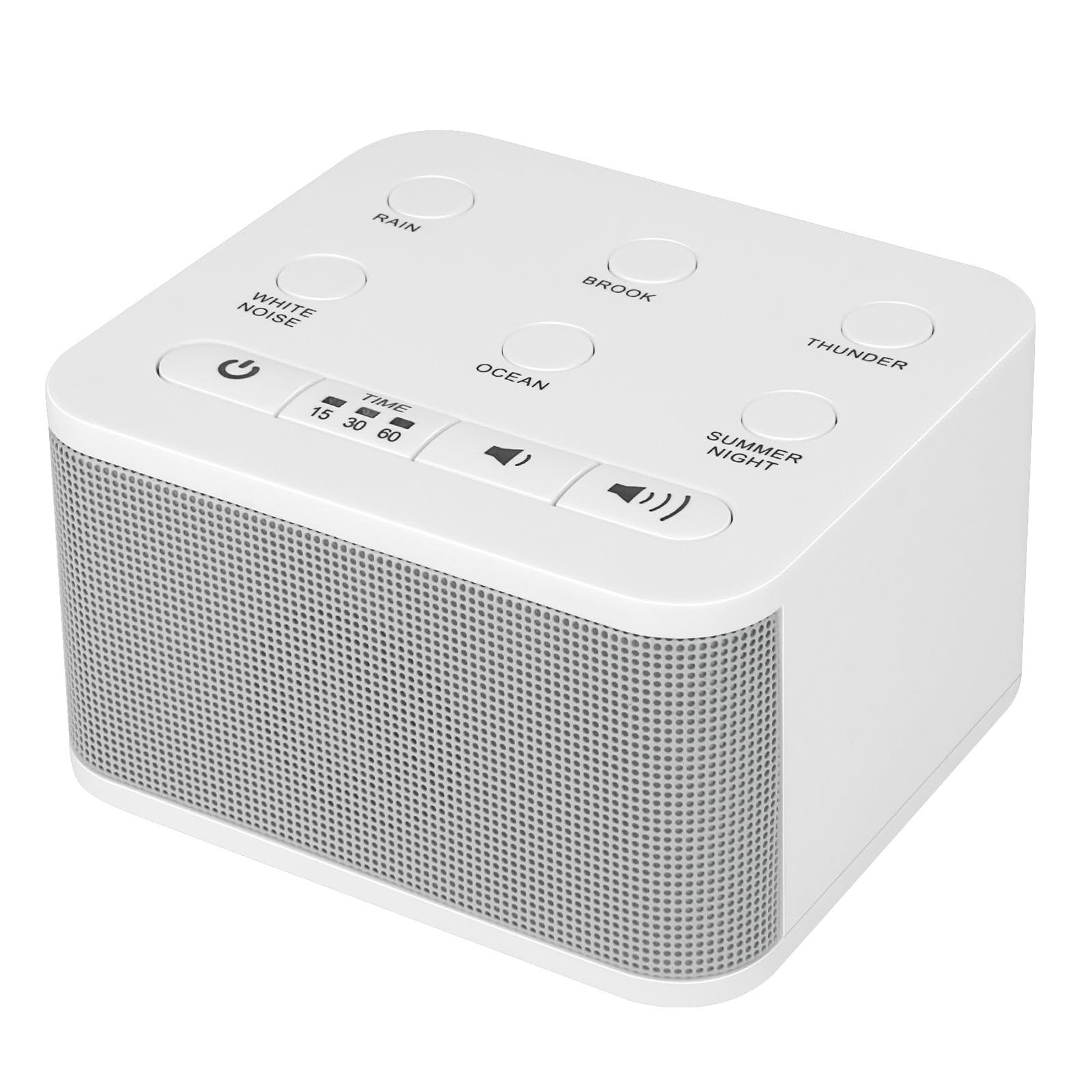 BIGMONATBaby White Noise Sleep Meter, Fast Entry Into Sleep, 6 Natural Soothing Sounds, Improving Insomnia, Suitable for Infants and Adults, White