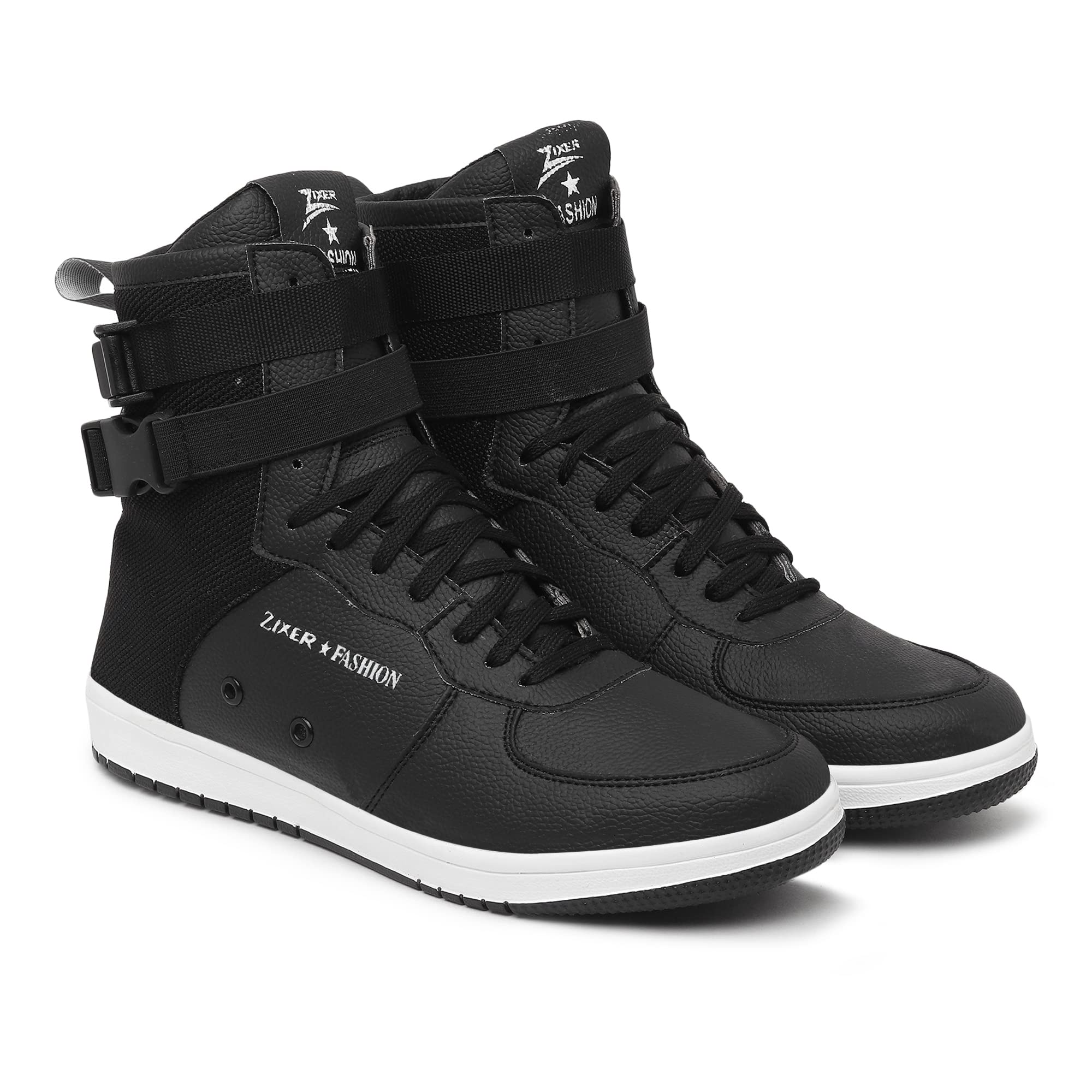 zixer Men's Korean Style High Top Platform Fashion Sneakers/Sports/Casual Shoes for Men || Ankle Casual Shoes for Men Latest-picture-14