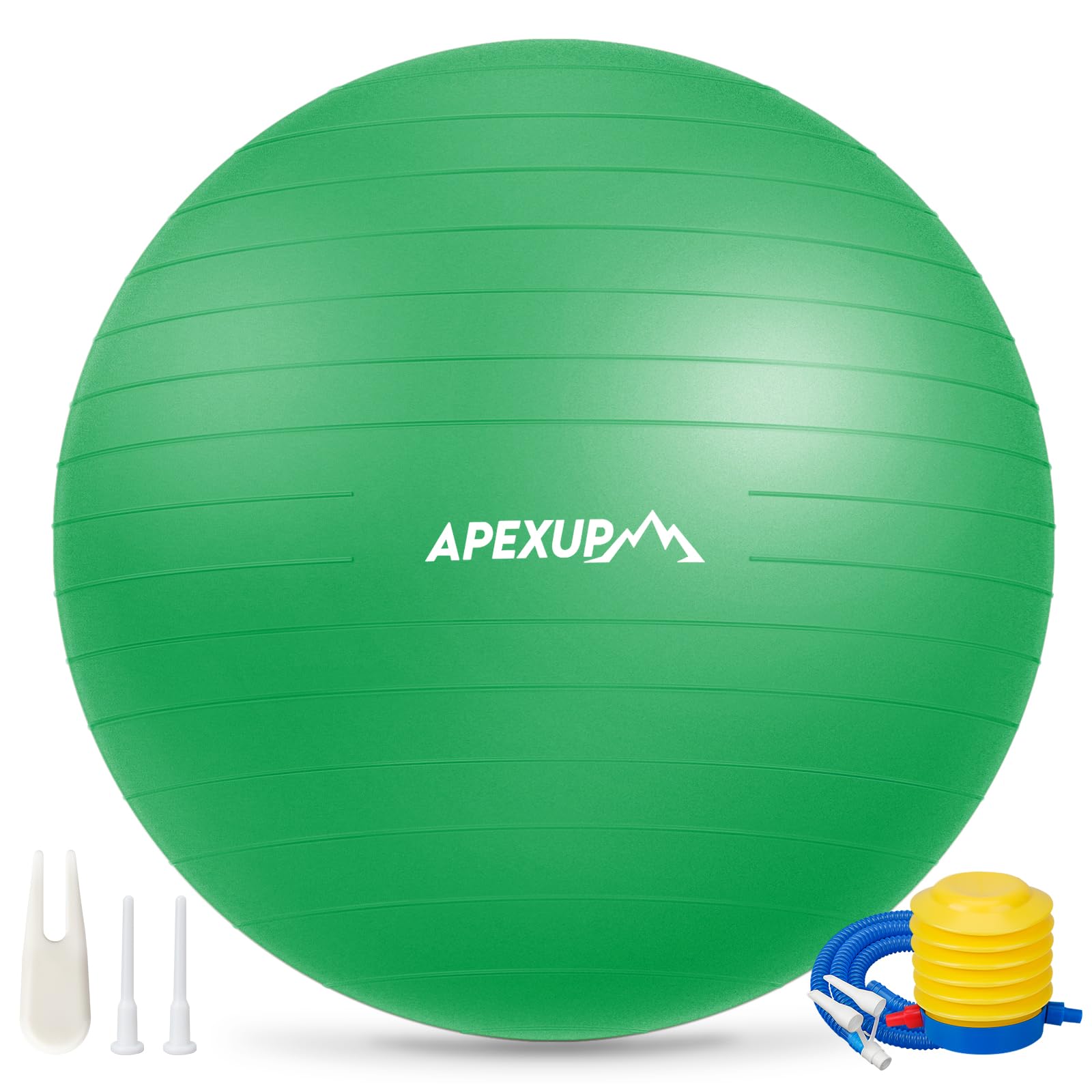 APEXUP Pelota de yoga antideslizante resistente para fitness, equilibrio y entrenamiento de núcleo