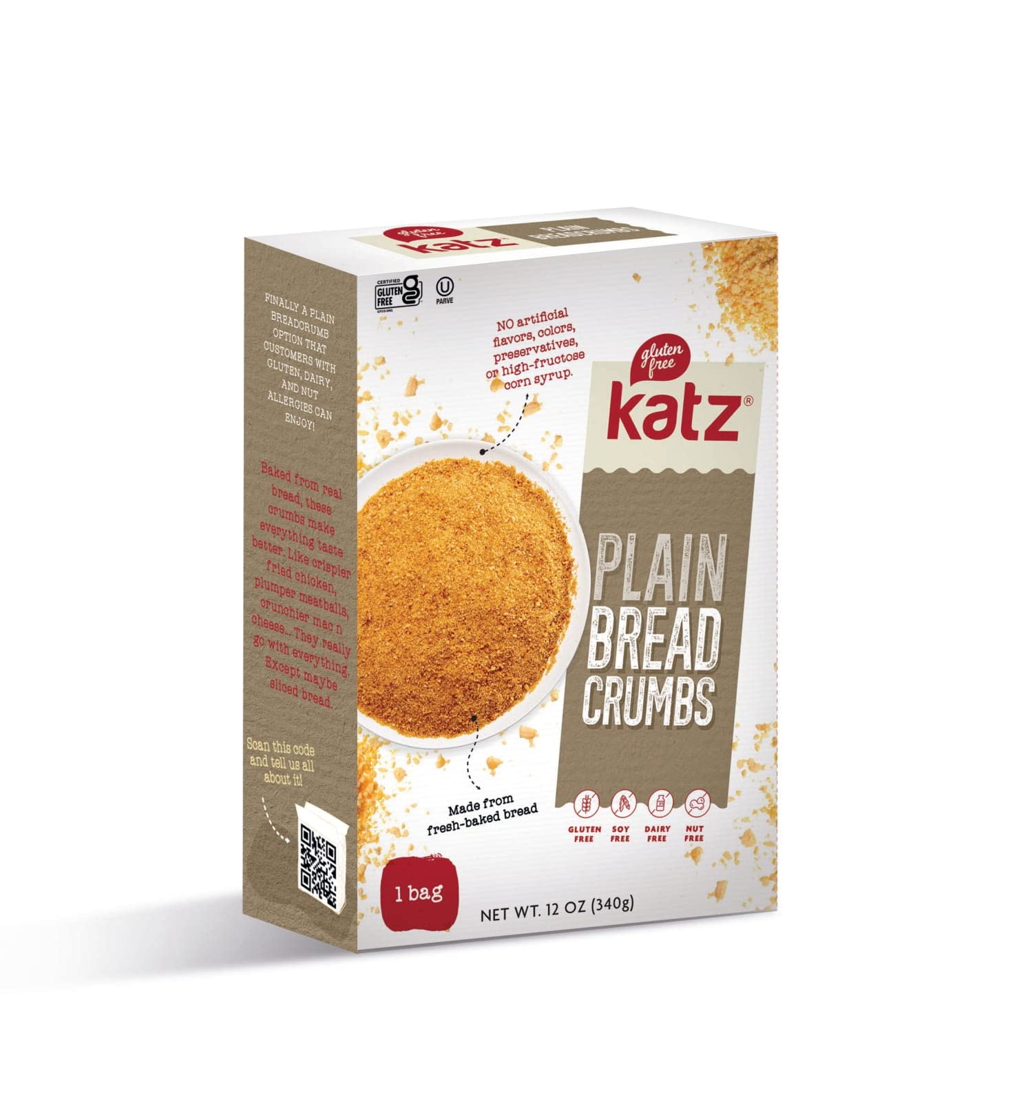Buy Katz Gluten Free Bread Crumbs Plain Unseasoned. Cri Flavorful
