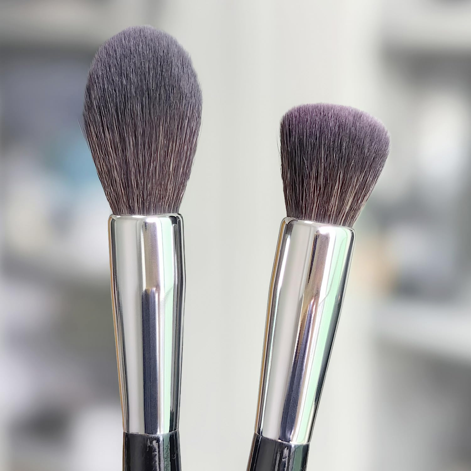 Vela.Yue Concealer Makeup Brushes Set 2pcs Precision Face Shape Highlighter Blender Makeup Brush, As Photos Show, 105 - Image 2