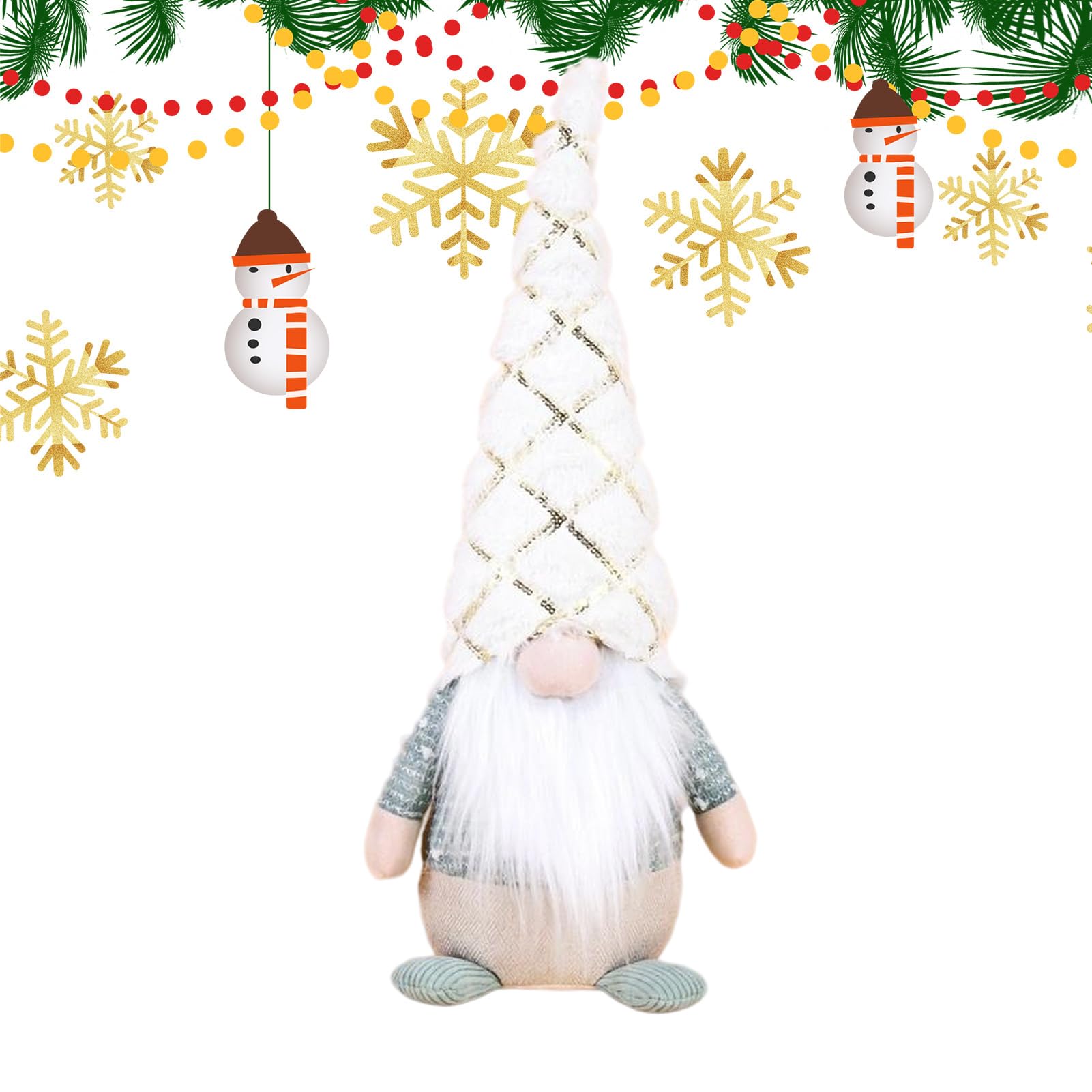 Gnomes de Noël de 45 cm pour égayer facilement un coin de pièce un peu vide