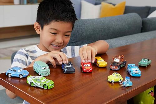 Miniatura 3 de Disney Pixar Cars - Mini corredores fundidos a presión paquete de 10 vehículos juguetes de auto de carreras en miniatura para carreras juguetes de