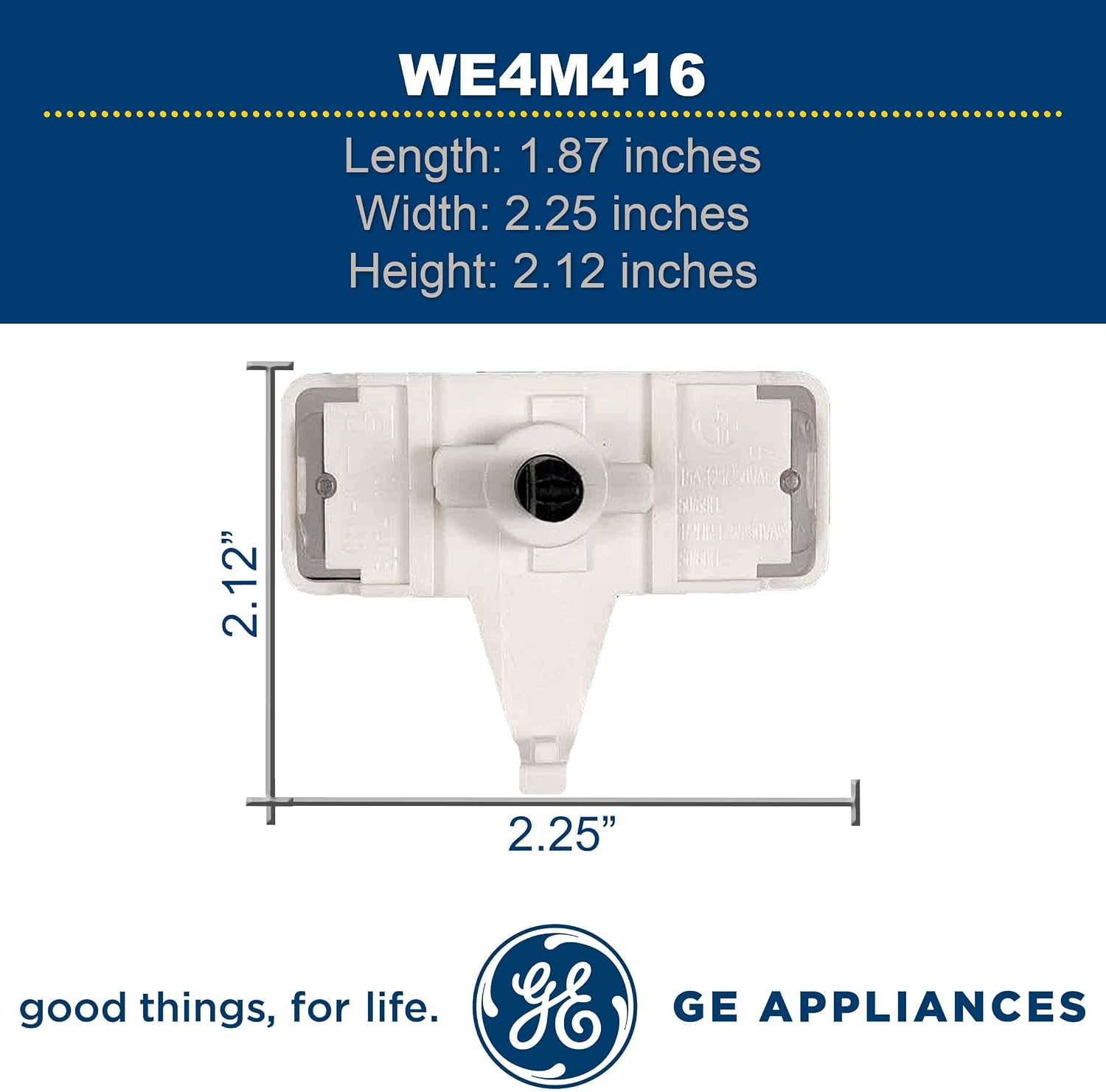 GE WE4M416 Genuine OEM Push-to-Start Switch for GE Dryer